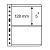 Лист в альбом 'Vario' для 2 бон (S), черный. Leuchtturm. 311049